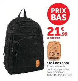 Hyper U SAC À DOS COOL offre