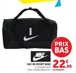 Super U Nike Sac de sport offre