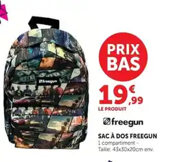 Hyper U SAC À DOS FREEGUN offre