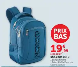 Super U Sac à dos u offre