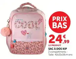 Super U Sac à dos kip offre