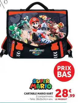 Super U Super Mario Cartable offre