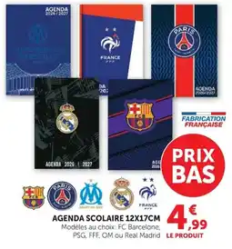 Super U Agenda scolaire offre