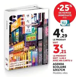 Super U Agenda scolaire offre