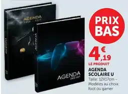 Super U Agenda scolaire u offre