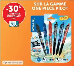 Super U Pilot Sur la gamme one piece offre