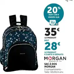 Hyper U SAC À DOS MORGAN offre