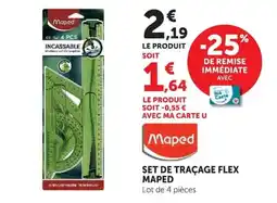 Super U Maped Set de traçage flex offre