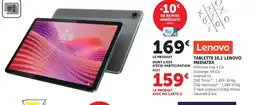 Super U Lenovo Tablette tablette 10,1' mediatek offre