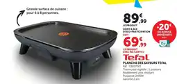 Super U Tefal Plancha des saveurs offre