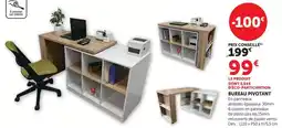 Super U Bureau pivotant offre