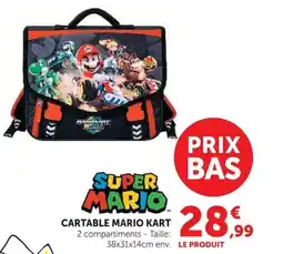 Hyper U CARTABLE MARIO KART offre