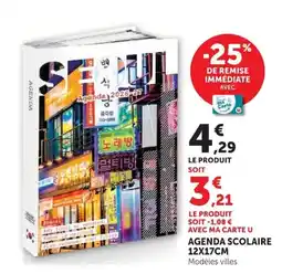 Hyper U AGENDA SCOLAIRE offre