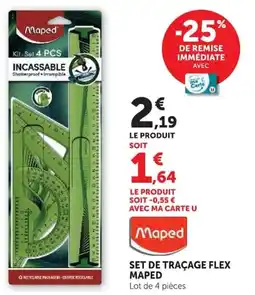 Hyper U SET DE TRAÇAGE FLEX MAPED offre