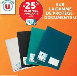 Hyper U SUR LA GAMME DE PROTÈGE- DOCUMENTS U offre