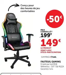 Hyper U FAUTEUIL GAMING offre