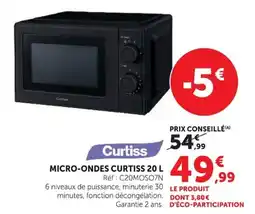 Hyper U MICRO-ONDES CURTISS offre