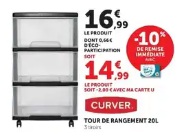 Hyper U TOUR DE RANGEMENT offre