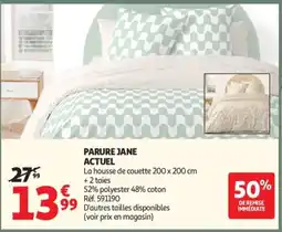 Auchan ACTUEL Parure jane offre