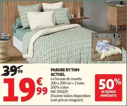 Auchan ACTUEL Parure rythm offre