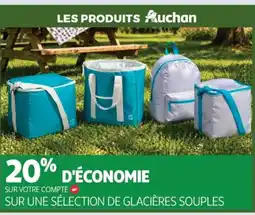 Auchan Sur une sélection de glacières souples offre
