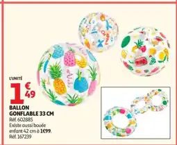 Auchan Ballon gonflable offre