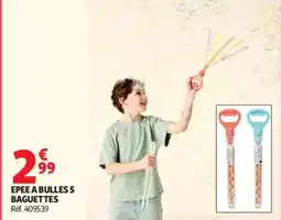 Auchan Epee a bulles 5 baguettes offre
