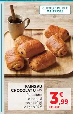 Super U U pains au chocolat offre