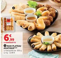 Super U Maxi plateau asiatique offre