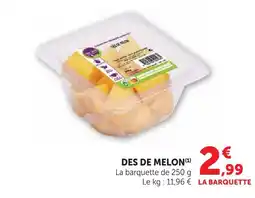 Super U Des de melon offre