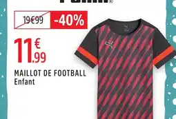 Intersport Puma maillot de football enfant offre