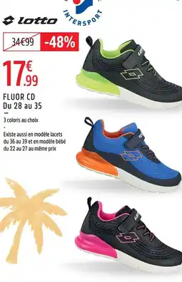 Intersport Lotto fluor cd offre