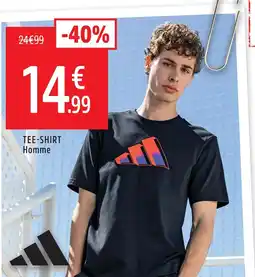Intersport Adidas tee-shirt homme offre