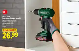 Lidl Parkside perceuse-visseuse sans fil offre