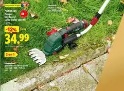Lidl Parkside coupe-bordures/tailles-haies sans fil offre