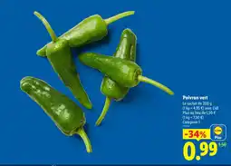 Lidl Poivron vert offre