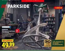 Lidl Parkside mélangeur de peinture et de mortier offre