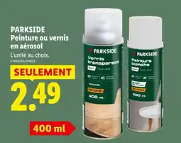 Lidl Parkside vernis transparent offre