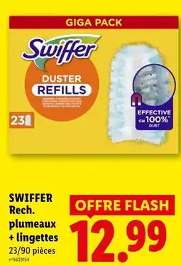 Lidl Swiffer recharges plumeaux + lingettes offre