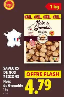 Lidl Saveurs de nosnos régions noix de grenoble offre