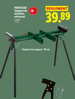 Lidl Parkside support de machine universel offre