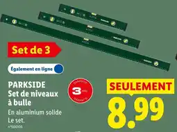 Lidl Parkside set de niveaux à bulle offre