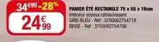 La Foir'Fouille Panier été rectangle offre