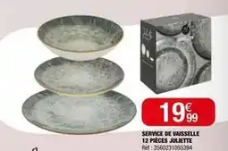 La Foir'Fouille Service de vaisselle 12 pièces juliette offre