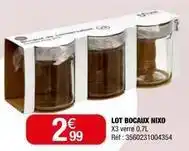 La Foir'Fouille Lot bocaux offre