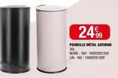 La Foir'Fouille Poubelle métal saturne offre