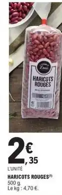 E.Leclerc Haricots rouges offre