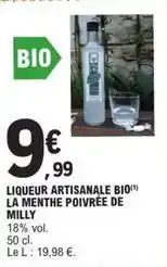 E.Leclerc Liqueur artisanale bio offre