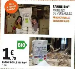 E.Leclerc Farine de blé t65 bio offre