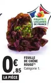 E.Leclerc Feuille de chêne rouge offre